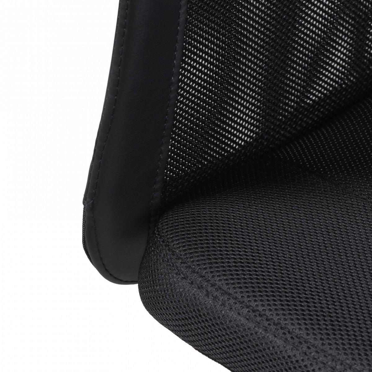 Drehstuhl schwarz Stoff Kinderschreibtischstuhl SALERNO - schwarz (60,00/100,00/60,00cm) - Amstyle