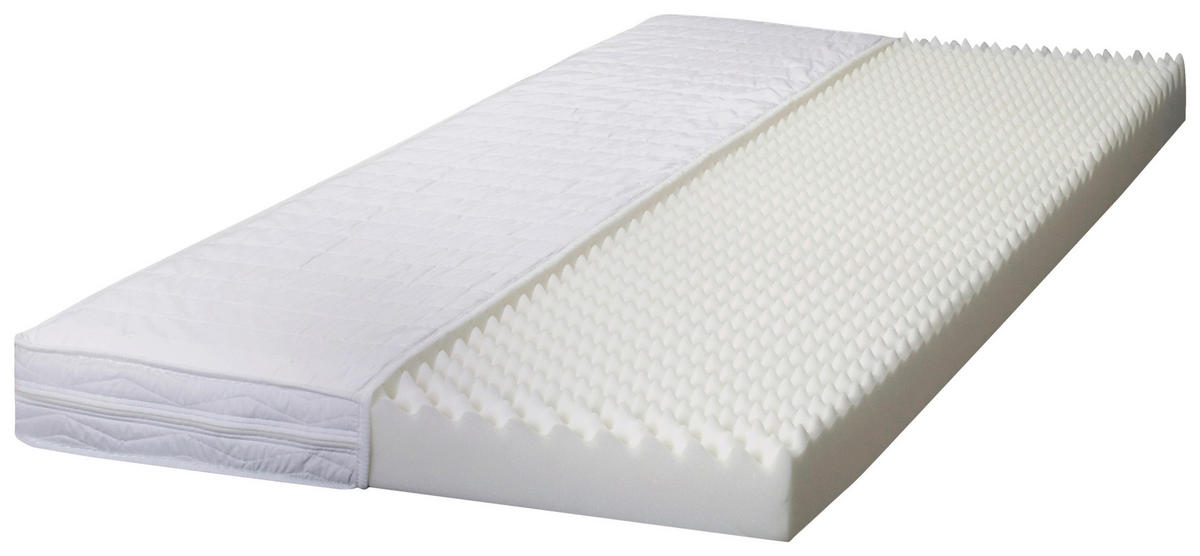 Rollmatratze Prag weiß Liegefläche B/L: ca. 90x200 cm Prag - weiß (90,00/13,00/200,00cm)
