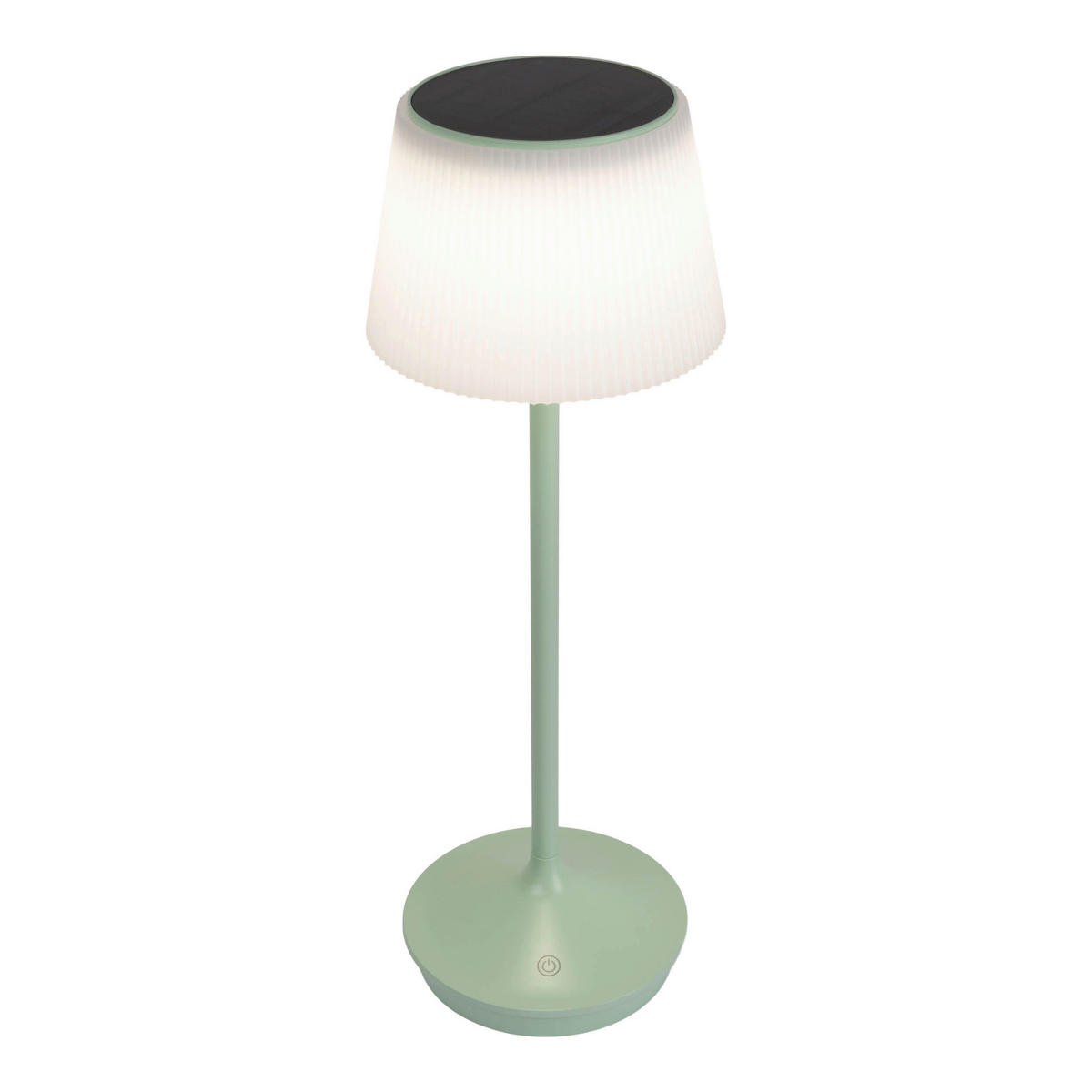 LED-Solar-Tischleuchte mint Metall Kunststoff B/H/T/D: ca. 13x38x13x13 cm EMMI - mint (13,00/38,00/13,00cm) - Näve Leuchten