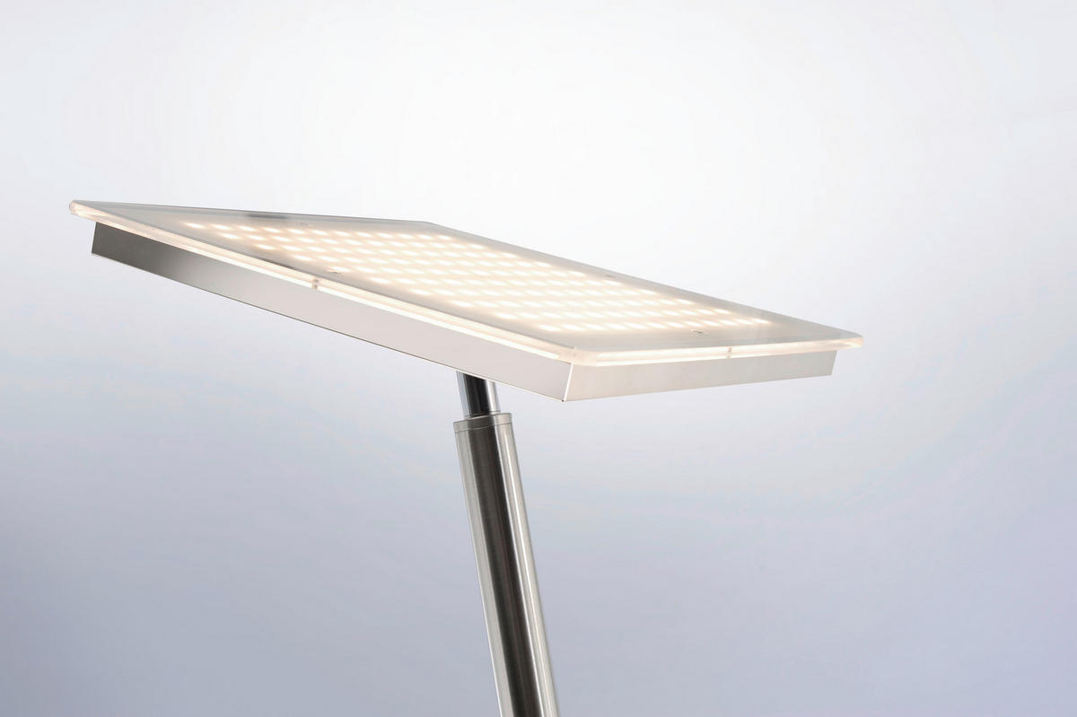 Just Light Deckenfluter 11710-55 Stahl Metall H: ca. 190 cm LED-Deckenfluter_Hans_eckig - Stahl (190,00cm) - Just Light