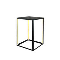Beistelltisch Giesela schwarz B/H/T: ca. 40x60x40 cm Giesela - schwarz (40,00/60,00/40,00cm)