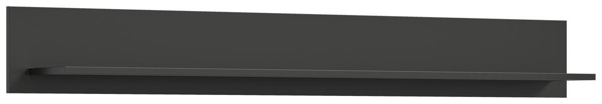 Wandboard LINEA grau matt B/H/T: ca. 160x20x20 cm LINEA - grau (160,00/20,00/20,00cm) - xonox.home