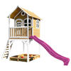 AXI Spielhaus Sarah braun B/H/L: ca. 370x291x191 cm Sarah - braun/lila (191,00/370,00/291,00cm) - AXI