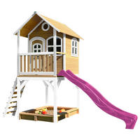 AXI Spielhaus Sarah braun B/H/L: ca. 370x291x191 cm Sarah - braun/lila (191,00/370,00/291,00cm) - AXI