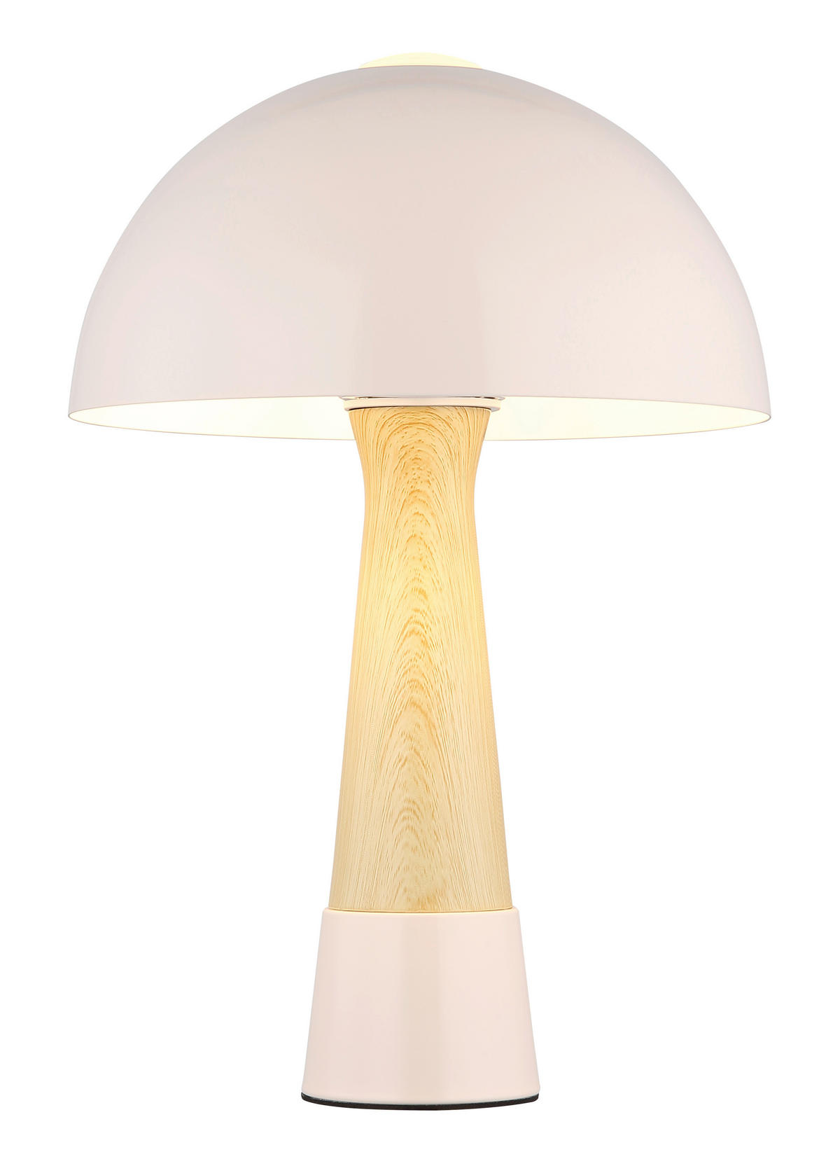 GLOBO Tischleuchte PAULIN 51570121 schwarz champagner braun Metall Kunststoff H/D: ca. 36,5x25 cm E27 1 Brennstellen PAULIN - braun/champagner (25,00/36,50cm) - GLOBO