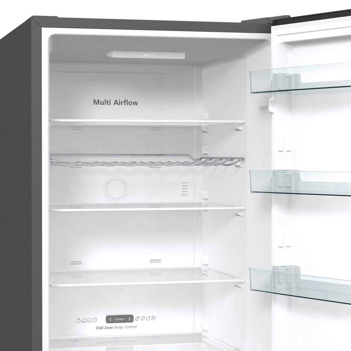 Hisense Kühl-/Gefrierkombination RM469N4ACD Silbergrau Kühl-Gefrierkombi RM469N4ACD - Silbergrau - Hisense