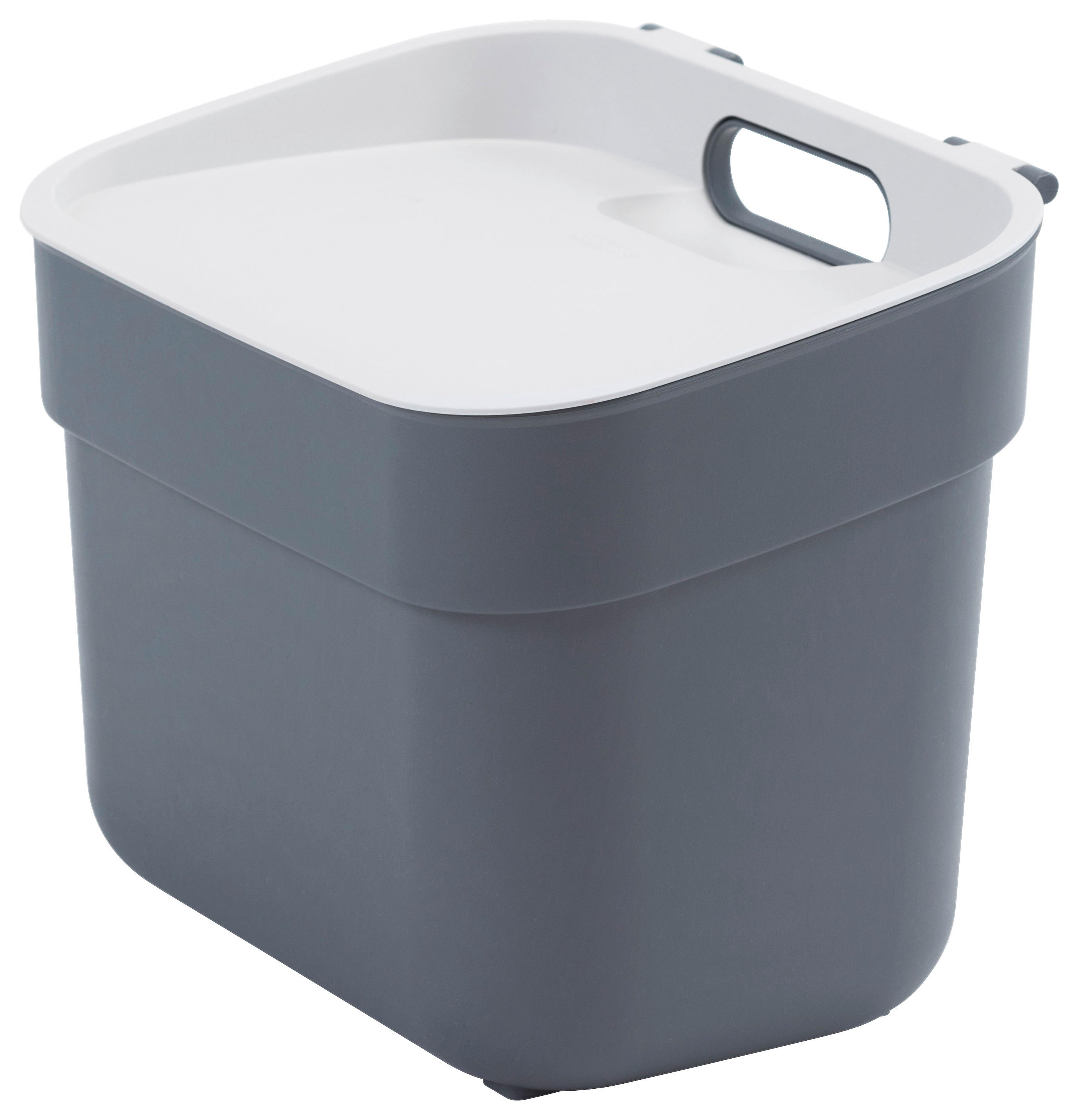 Curver Abfalleimer dunkelgrau B/H/L: ca. 18,6x20,3x25 cm Abfalleimer_ca.5l - dunkelgrau (25,00/18,60/20,30cm) - Curver