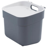 Curver Abfalleimer dunkelgrau B/H/L: ca. 18,6x20,3x25 cm Abfalleimer_ca.5l - dunkelgrau (25,00/18,60/20,30cm) - Curver