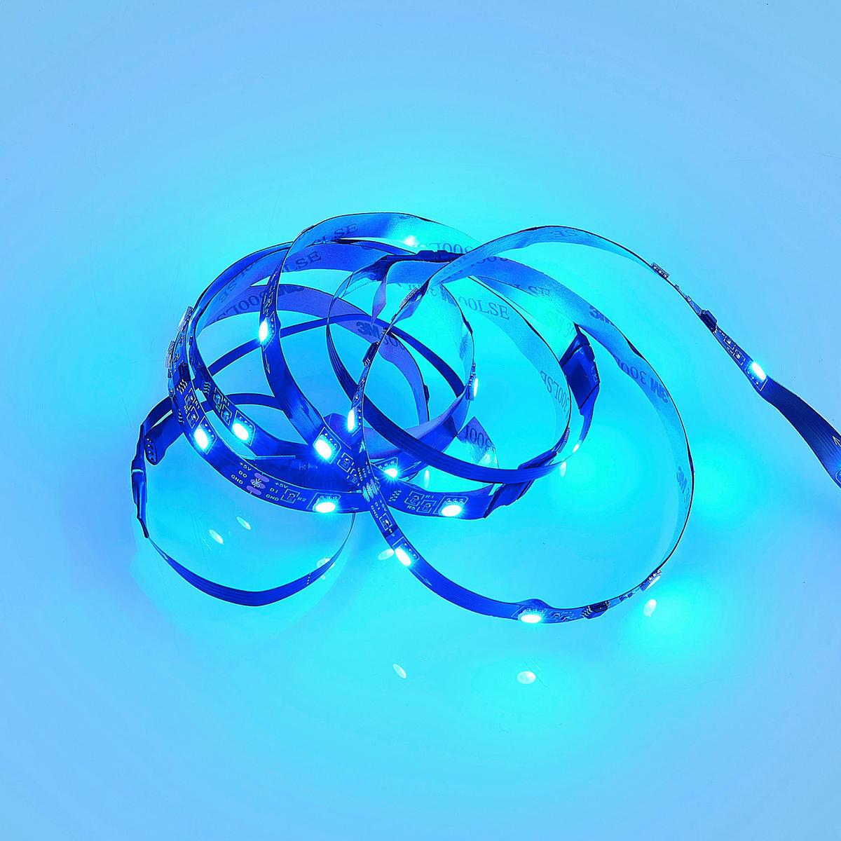 Lichtband schwarz Kunststoff B/L: ca. 1x120 cm LED-Lichtband_Screen - schwarz (1,00/120,00cm)