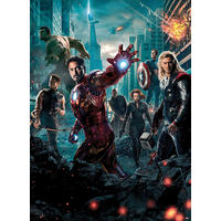 Komar Fototapete Avengers Movie Poster B/H: ca. 184x254 cm Avengers Movie Poster - (184,00/254,00cm) - Komar
