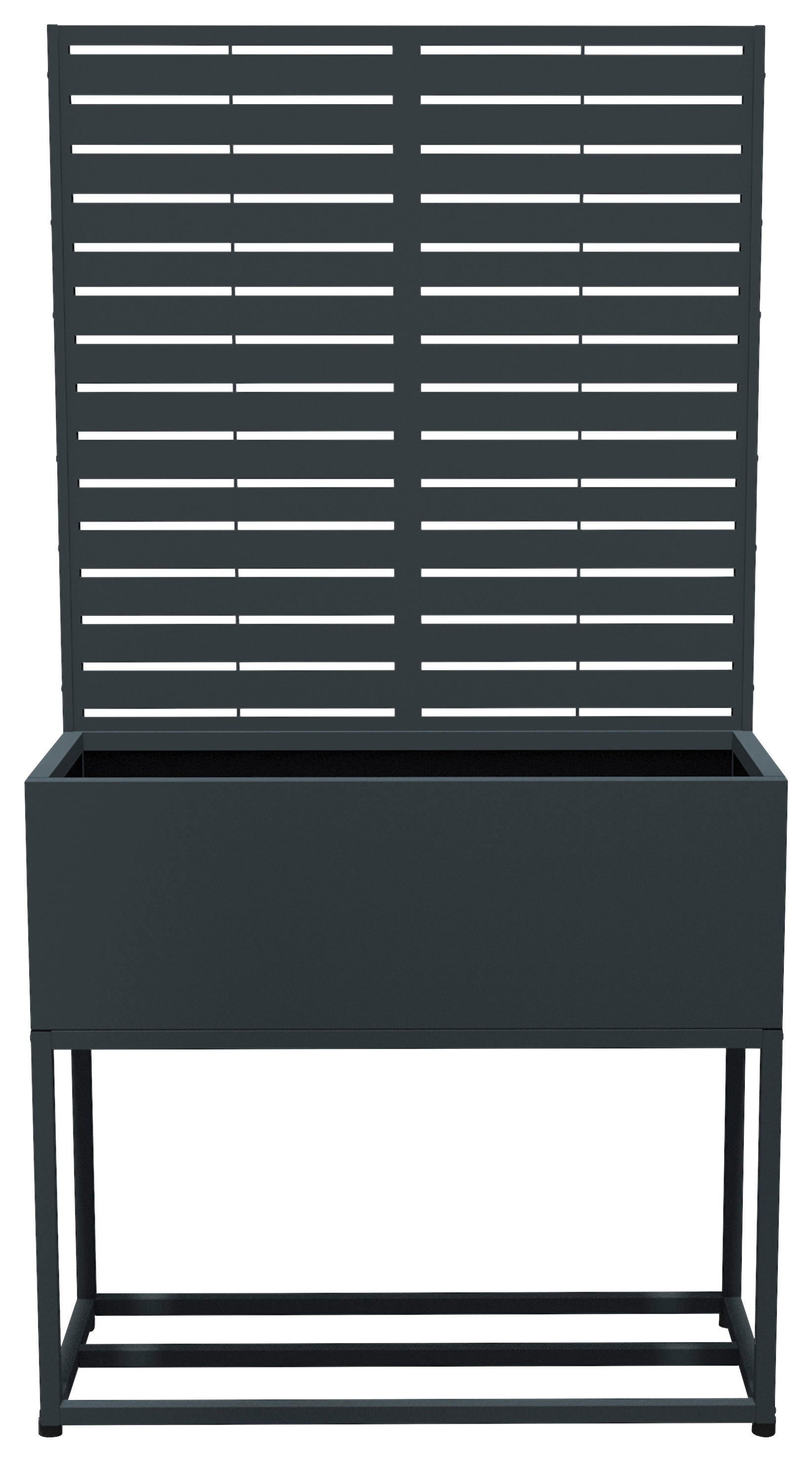 Westmann Pflanzkasten Dekora anthrazit Stahl B/H/L: ca. 90x170x40 cm Dekora - anthrazit (40,00/90,00/170,00cm) - Westmann
