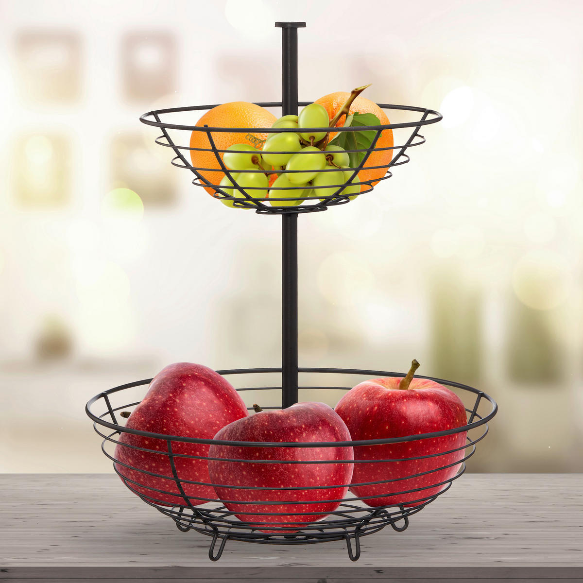 Etagere schwarz Eisen B/H/L: ca. 30x40x30 cm Etagere - schwarz (30,00/30,00/40,00cm)