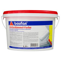 Baufan Anti-Schimmelfarbe weiß ca. 2,5 l Schutzfarbe_Wand+Decke 2,5l - weiß (2,50l) - Baufan