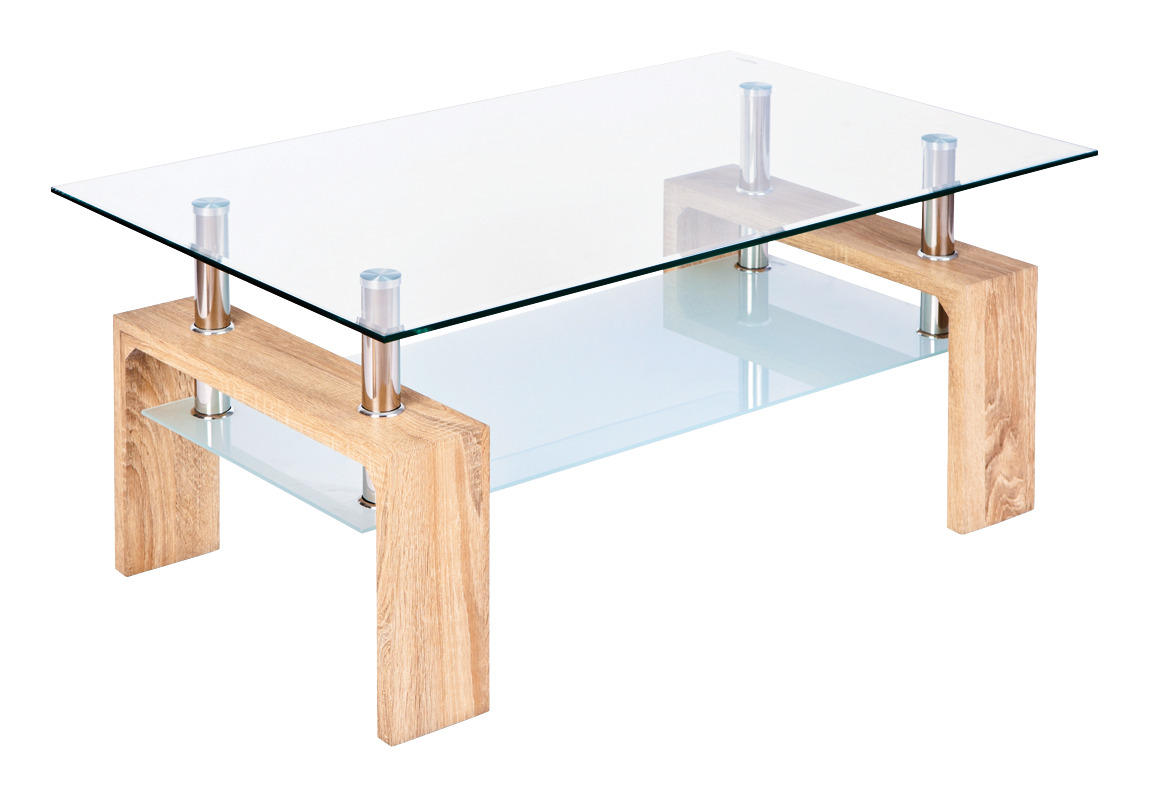 Thumbnail - Couchtisch Loana Eiche Sonoma Nachbildung B/H/T: ca. 100x45x60 cm