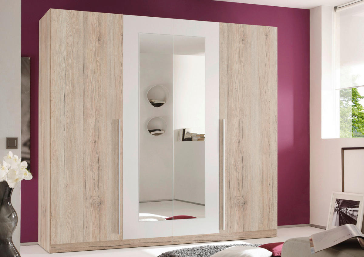 Kleiderschrank Cano Eiche San-Remo Nachbildung B/H/T: ca. 228x213x62 cm Cano - Eiche (228,00/213,00/62,00cm)