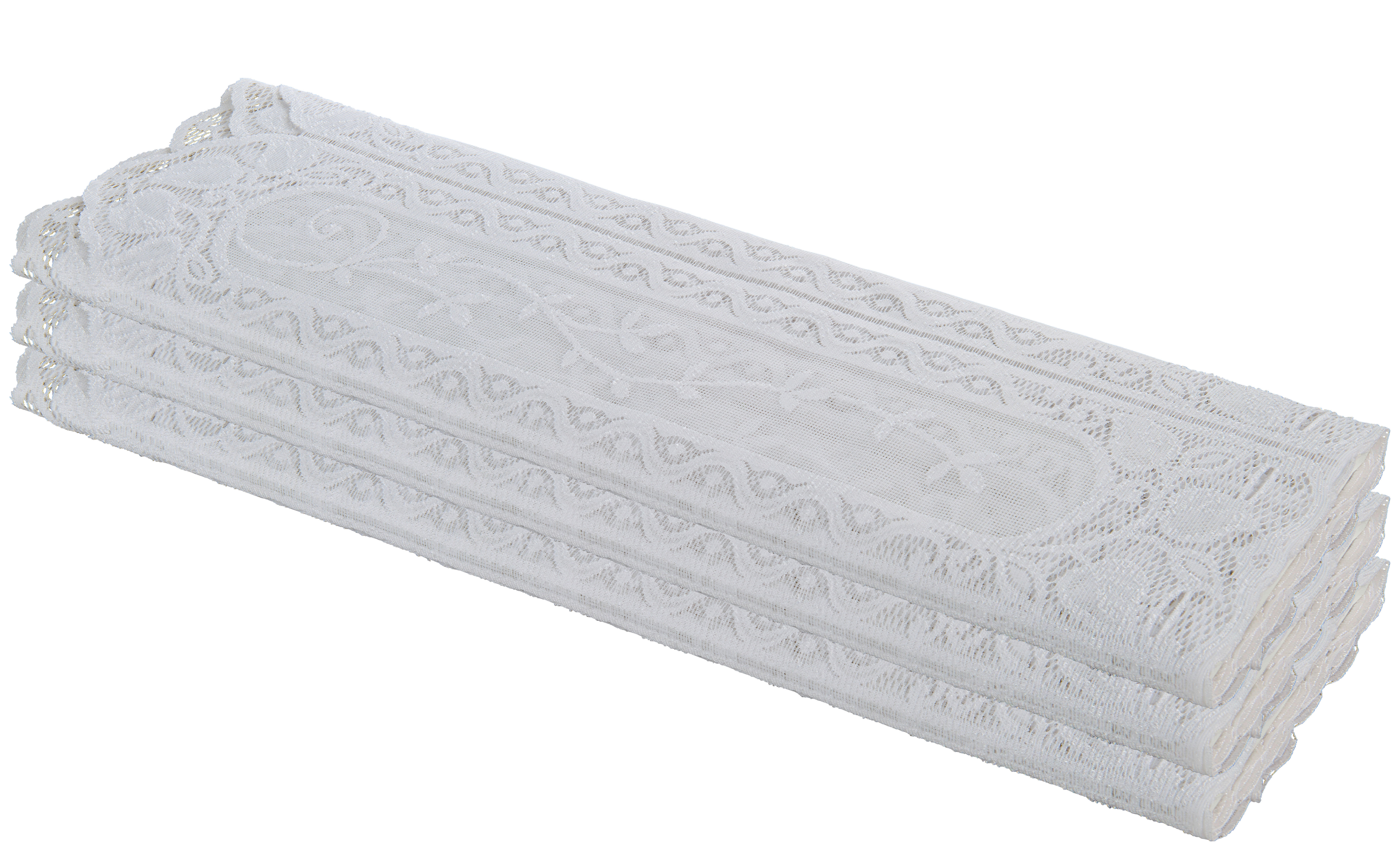 Scheibengardinen-Meterware Böbing weiß H: ca. 60 cm Böbing - weiß (60,00cm)