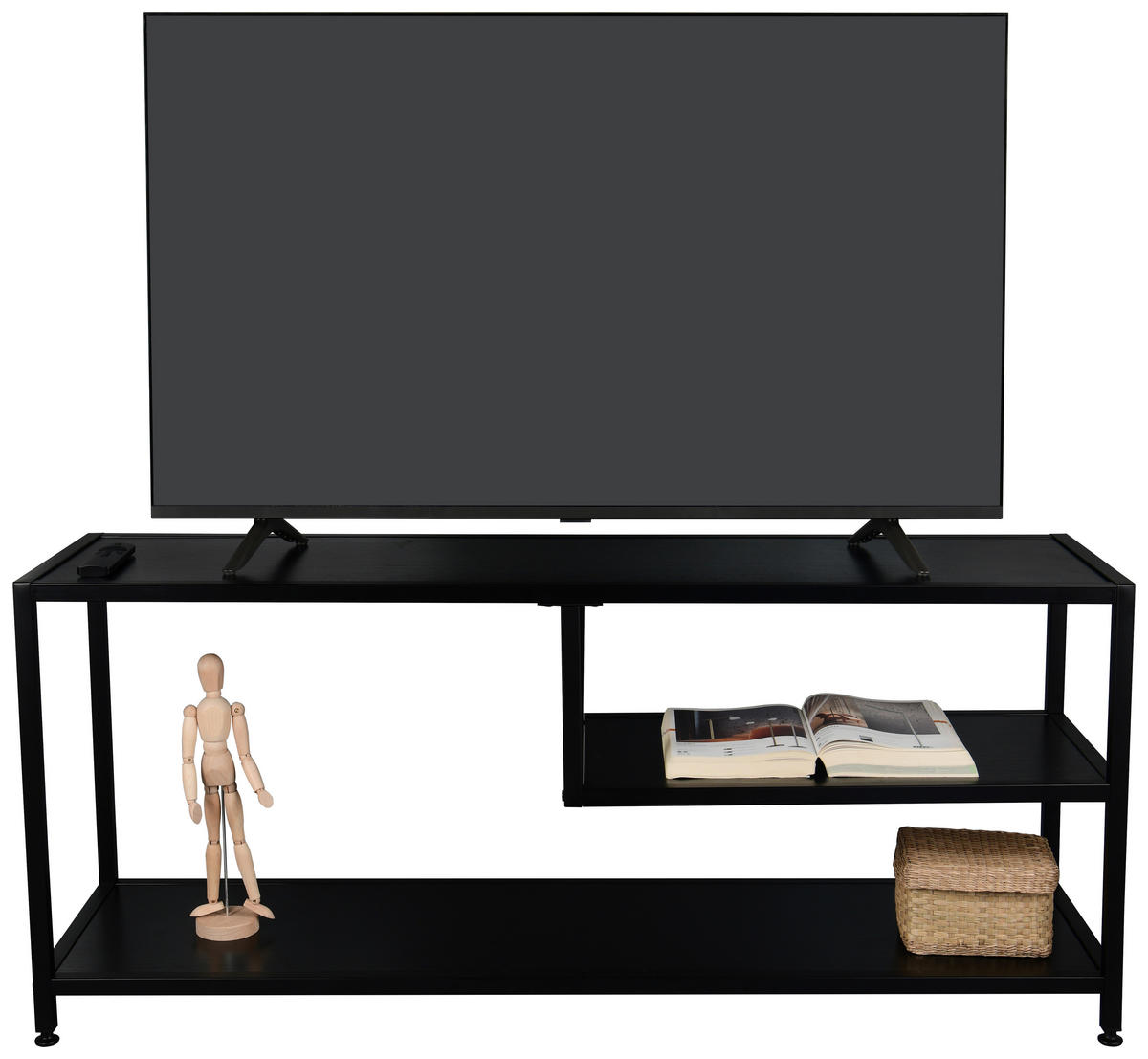 Konsole Theresa schwarz Metall B/H/T: ca. 120x50x33 cm Theresa - schwarz (120,00/50,00/33,00cm)