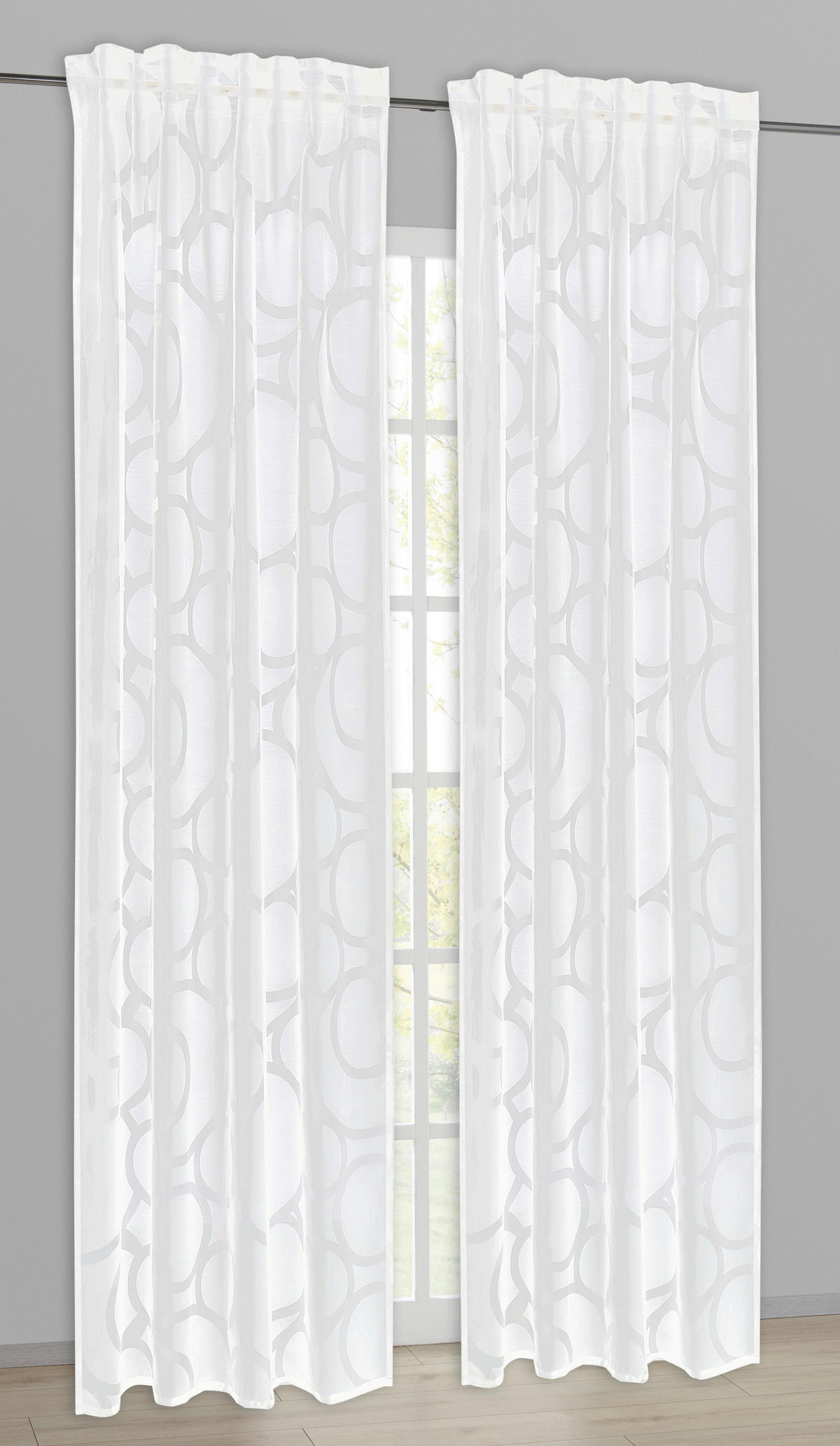 Esprit Kombivorhang E-Lotti weiß B/L: ca. 130x250 cm E-Lotti - weiß (130,00/250,00cm) - Esprit