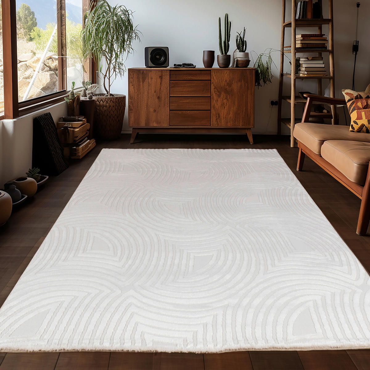 Ayyildiz Teppich SAHARA creme B/L: ca. 120x170 cm SAHARA - creme (120,00/170,00cm) - Ayyildiz