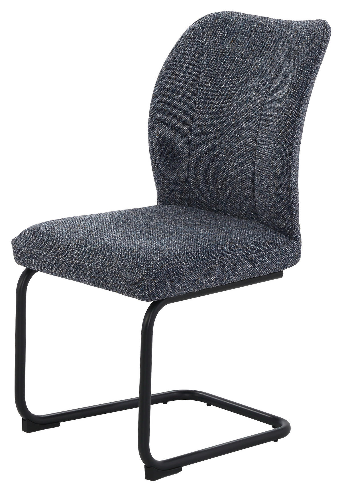 Schwingstuhl  blau Webstoff B/H/T: ca. 51x95x66 cm Jenny_Schwingstuhl_6003643 - blau/schwarz (51,00/95,00/66,00cm)