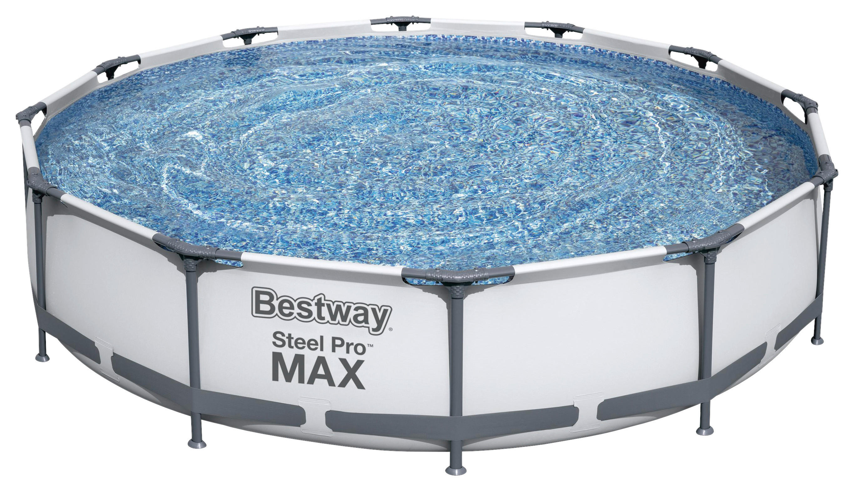 Bestway Pool Steel Pro Max Frame Pool-Set H/D: ca. 76x366 cm Steel Pro Max Frame Pool-Set - blau (366,00/76,00cm) - Bestway