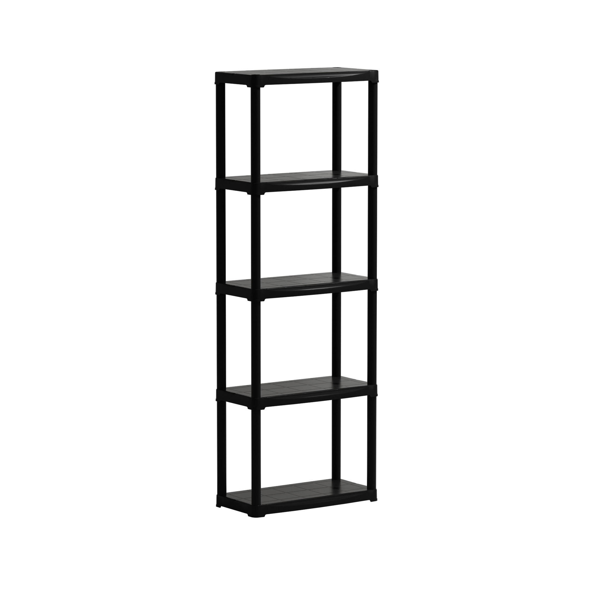 Artplast Kunststoffregal Tempo schwarz Polypropylen B/H/L: ca. 30x176x60 cm Tempo - schwarz (60,00/30,00/176,00cm) - Artplast