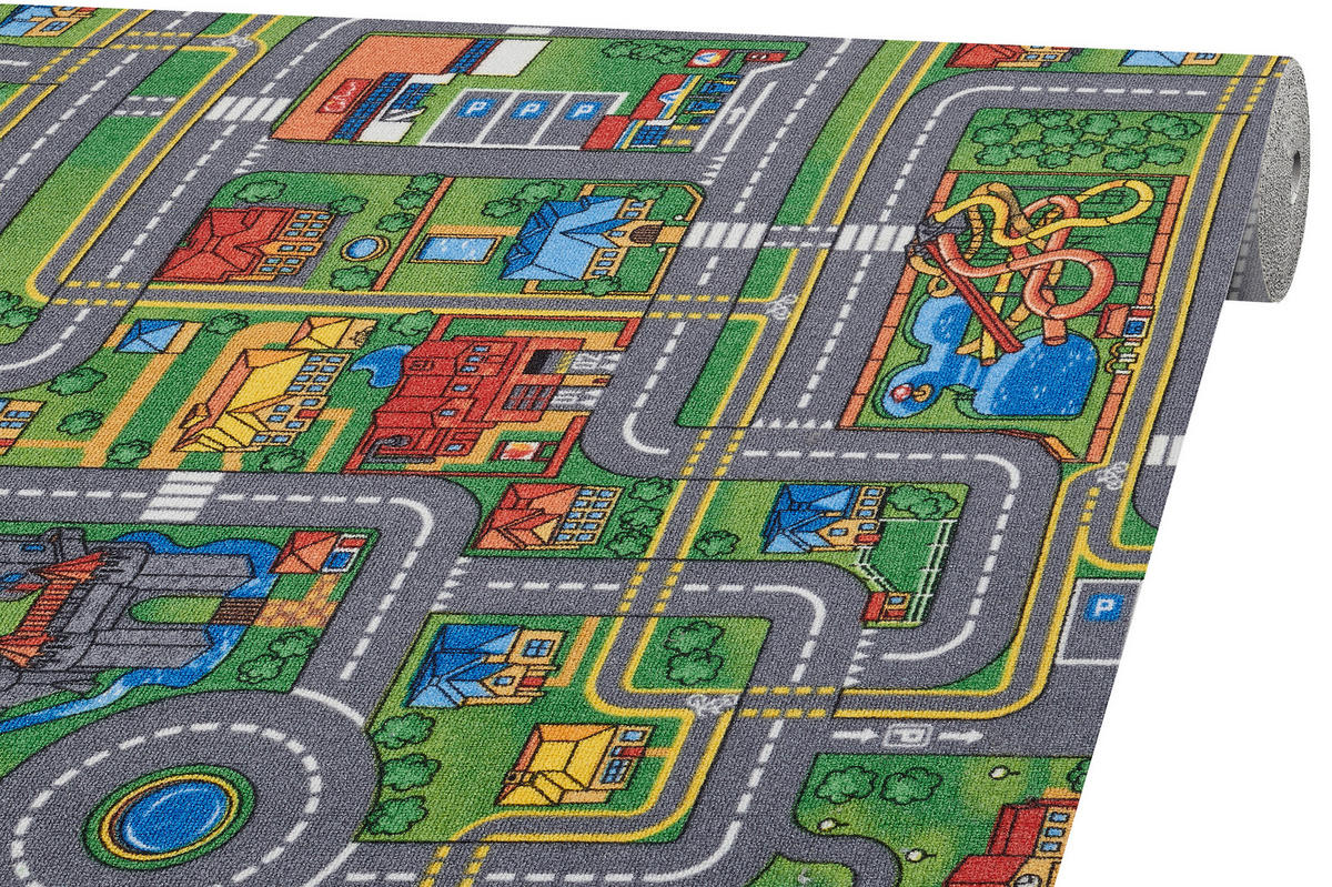 Teppichboden Playcity grün B: ca. 400 cm pro m² Playcity - grün (400,00cm)