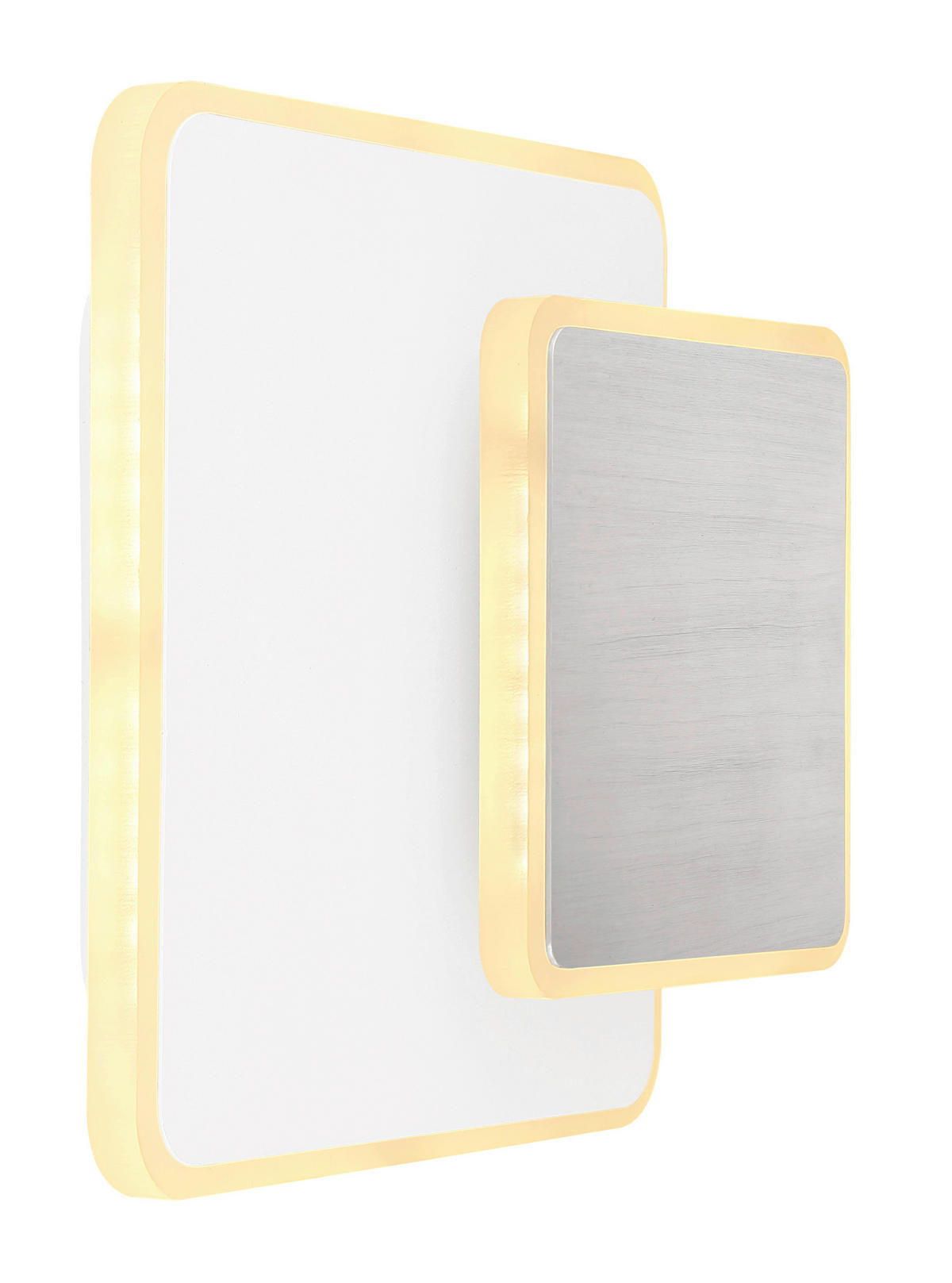 GLOBO LED-Wandleuchte weiß Opal Acryl Metall B/H: ca. 20x17 cm MANY - weiß/Opal (20,00/17,00cm) - GLOBO