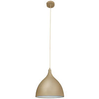 Näve Leuchten Pendelleuchte 6076514 braun Metall B/H/T: ca. 28x28x28 cm E27 1 Brennstellen Pinhead - braun (28,00/28,00/28,00cm) - Näve Leuchten