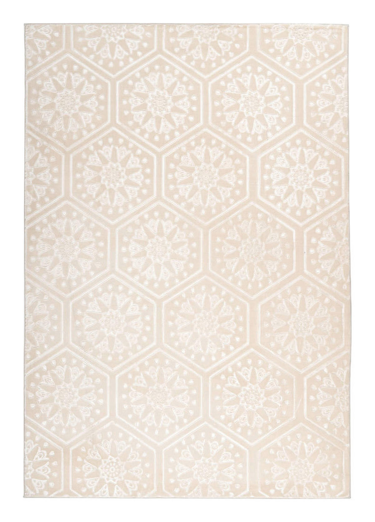 360Living Teppich Monroe creme B/L: ca. 80x150 cm Monroe - creme (80,00/150,00cm) - 360Living