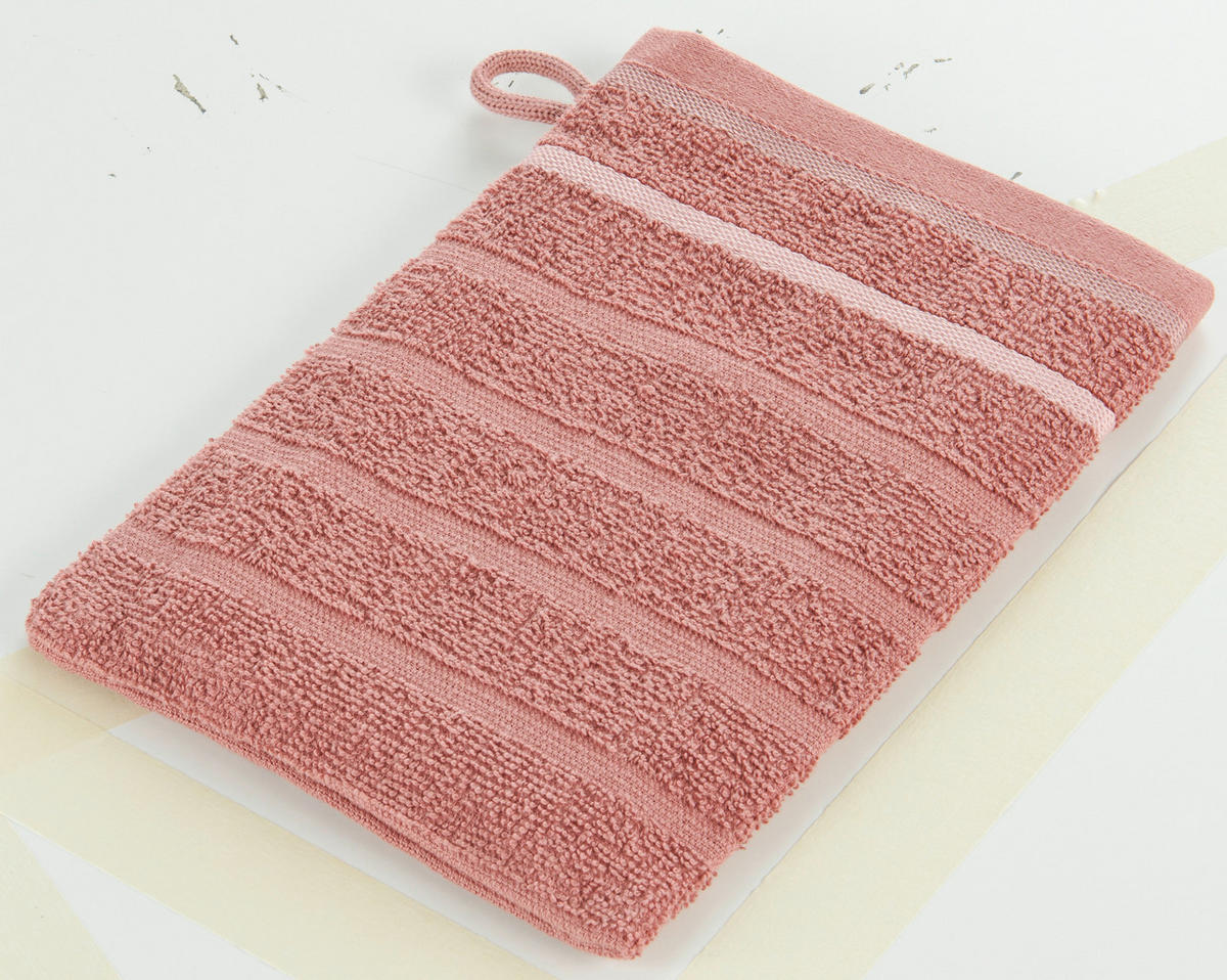 oh cosy Waschhandschuh Marta Marta - altrosa (16,00/22,00cm) - oh cosy