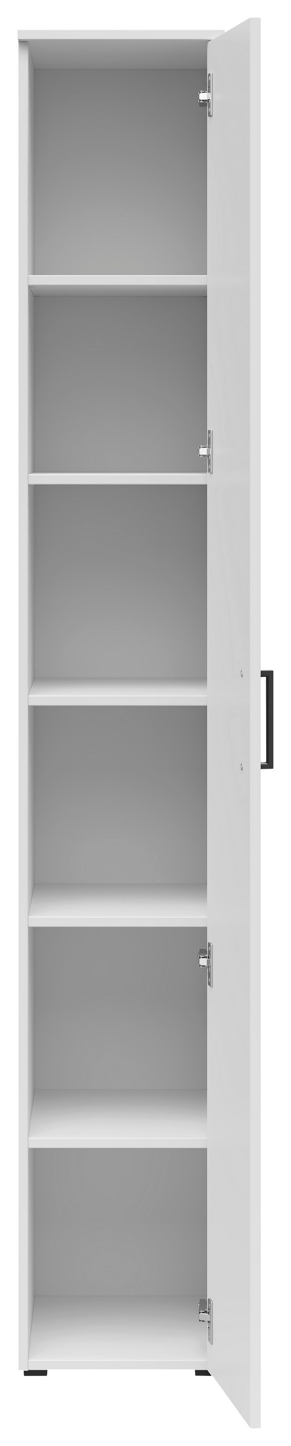 Schrank Multi-Stauraum Typ 8 weiß B/H/T: ca. 30x195x40 cm Multi-Stauraum Typ 8 - weiß (30,00/195,00/40,00cm)
