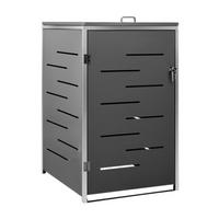 VidaXL Mülltonnenbox anthrazit B/H/T: ca. 69x112,5x77,5 cm Mülltonnenbox - anthrazit (69,00/112,50/77,50cm) - VidaXL