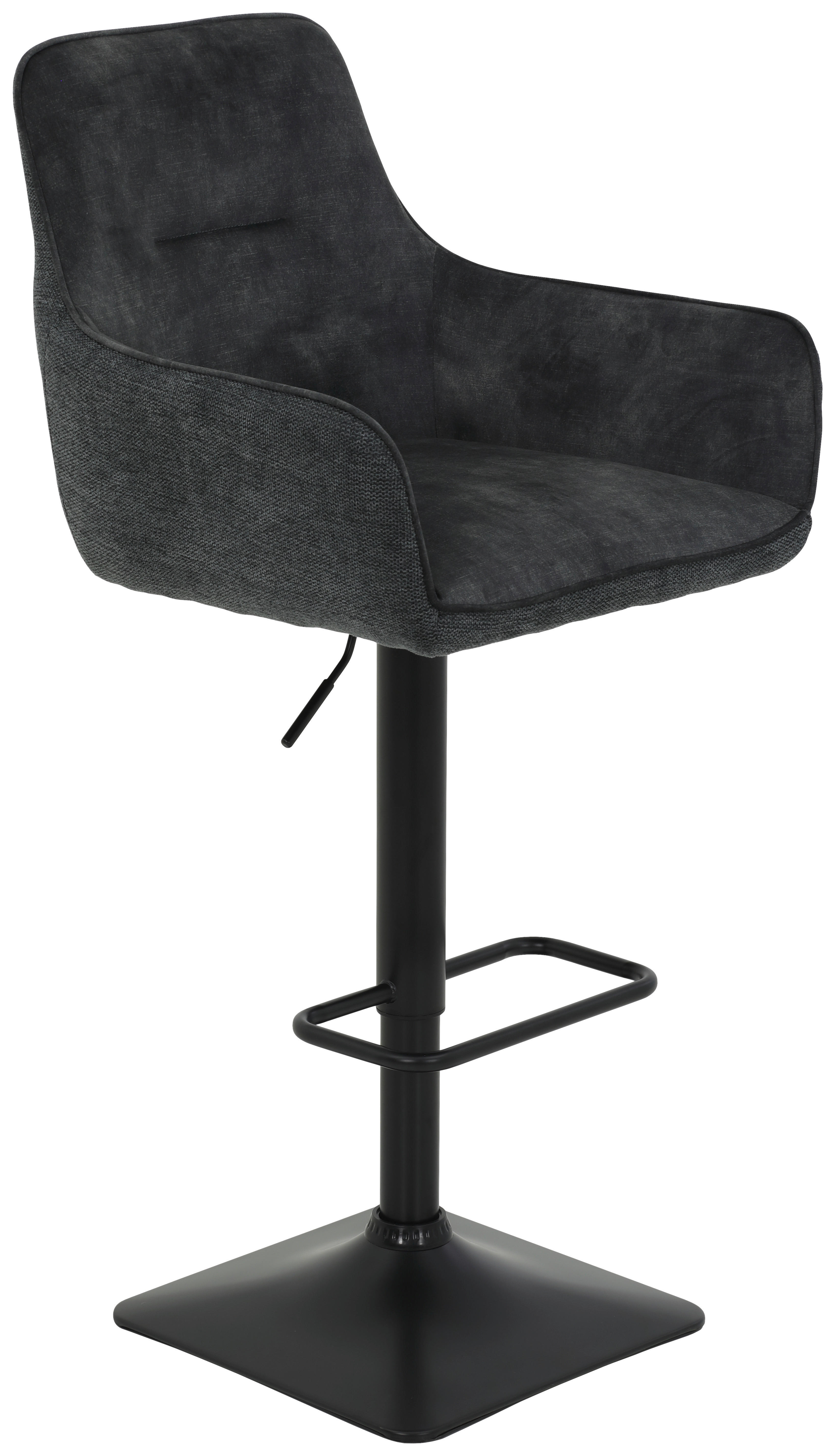 Barhocker Dora, 2er-Set anthrazit B/H/T: ca. 51x117x57 cm Dora, 2er-Set - anthrazit (51,00/117,00/57,00cm) - Hela