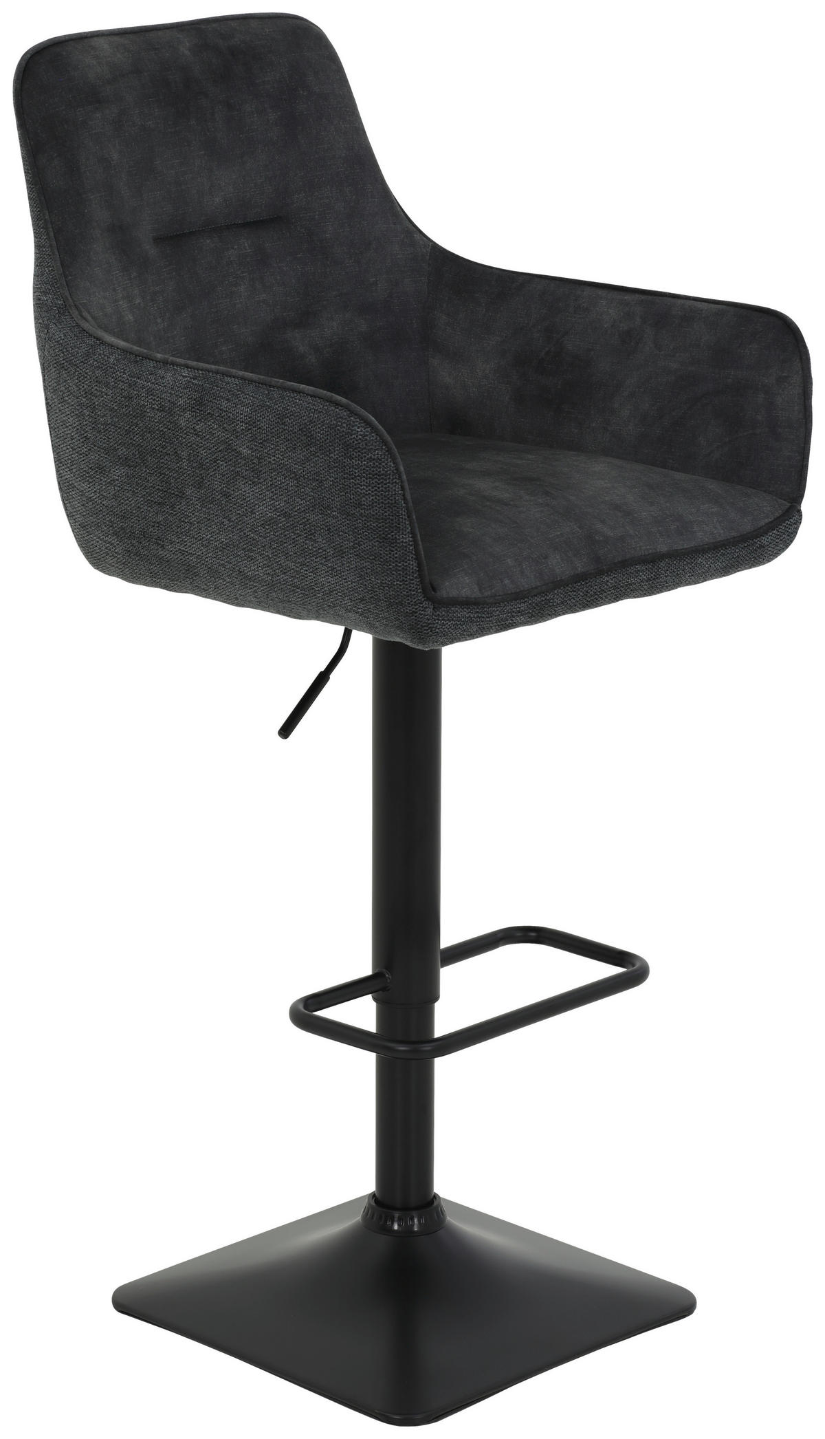 Barhocker Dora, 2er-Set anthrazit B/H/T: ca. 51x117x57 cm Dora, 2er-Set - anthrazit (51,00/117,00/57,00cm) - Hela