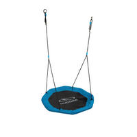 Hudora Nestschaukel Octagon 110 blau B/H/L: ca. 110x10x110 cm Octagon 110 - blau/schwarz (110,00/110,00/10,00cm) - Hudora