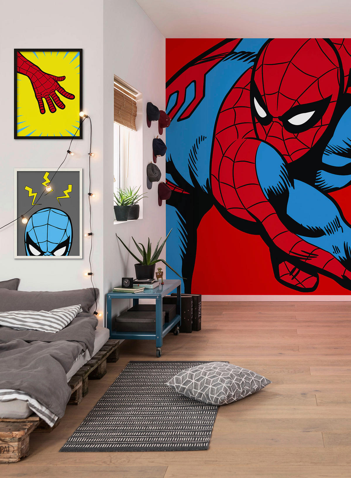 Komar Fototapete Marvel PowerUp Spider-Man Watchout Spiderman B/L: ca. 200x250 cm Marvel PowerUp Spider-Man Watchout - (200,00/250,00cm) - Komar