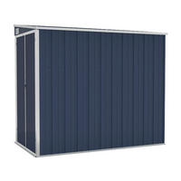 vidaXL Gartenhaus anthrazit B/H/T: ca. 118x178x194 cm Gartenhaus - anthrazit (118,00/178,00/194,00cm) - vidaXL