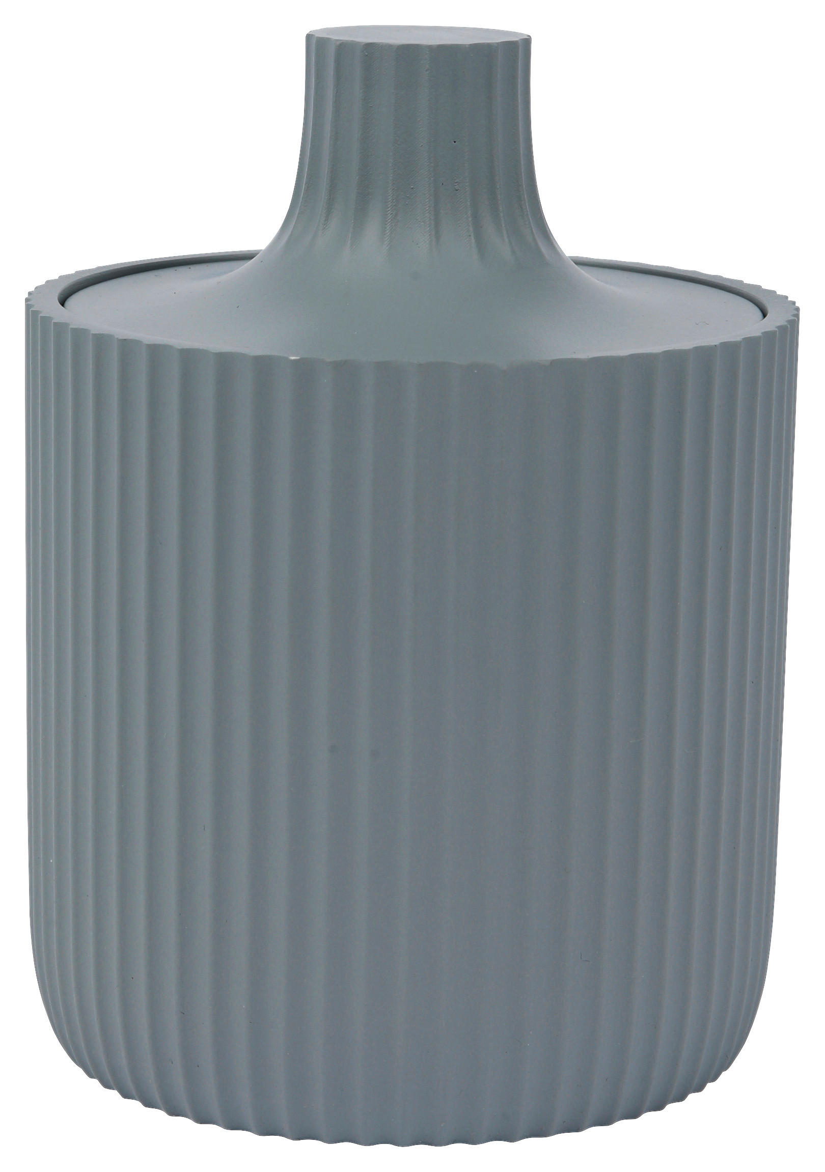 Aufbewahrungsdose grau Polyresin B/H: ca. 8,5x12 cm Aufbewahrungsdose_Samos grau - grau (8,50/12,00cm)