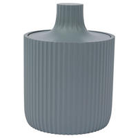 Aufbewahrungsdose grau Polyresin B/H: ca. 8,5x12 cm Aufbewahrungsdose_Samos grau - grau (8,50/12,00cm)