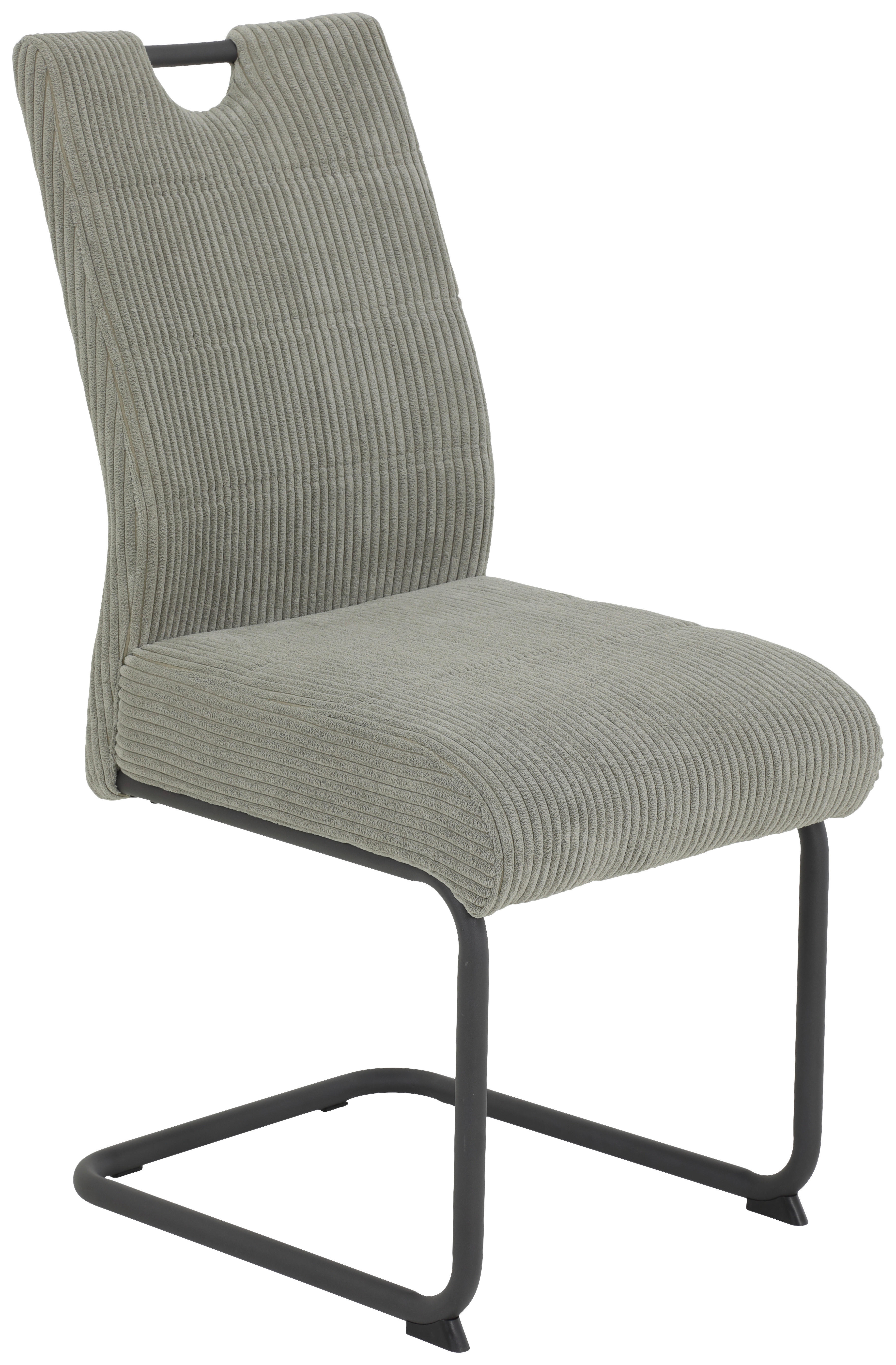 Schwingstuhl Merkur grau Microfaser B/H/T: ca. 47x99x63 cm Merkur - schwarz/grau (47,00/99,00/63,00cm)