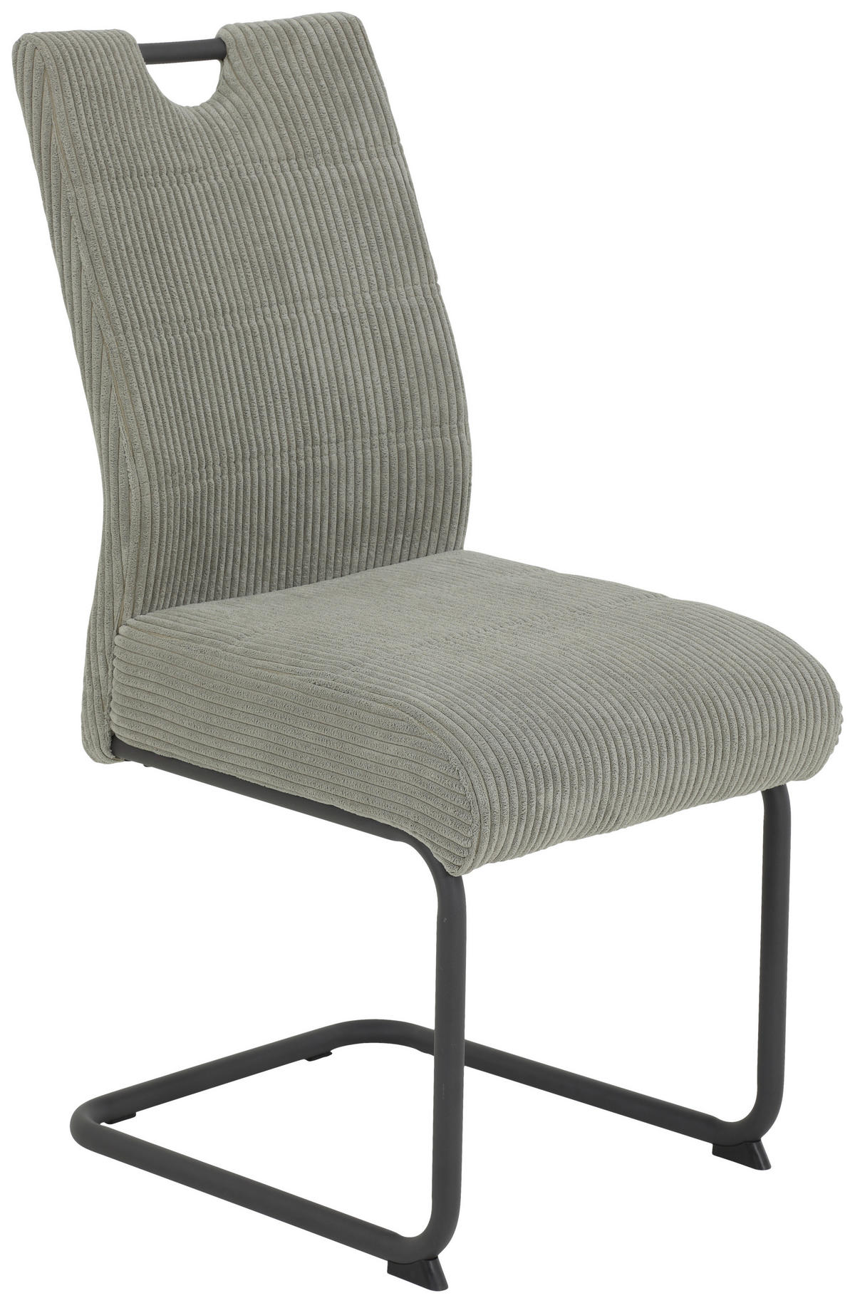 Schwingstuhl Merkur grau Microfaser B/H/T: ca. 47x99x63 cm Merkur - schwarz/grau (47,00/99,00/63,00cm)