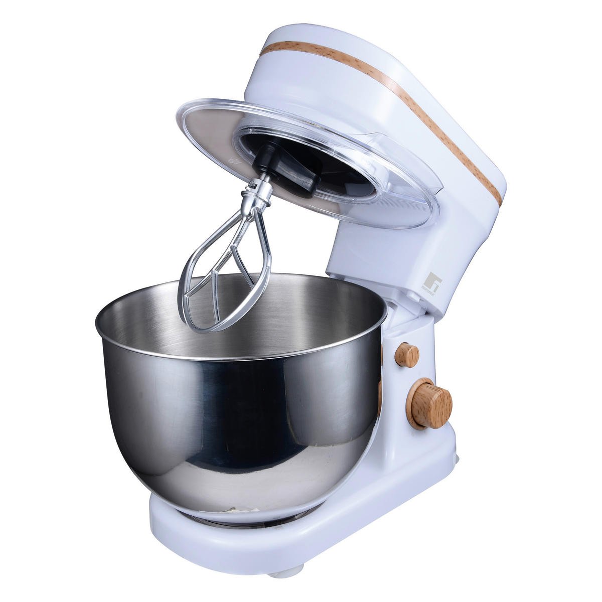 BERGNER Standmixer silber weiß NATURALLY - weiß/silber - BERGNER