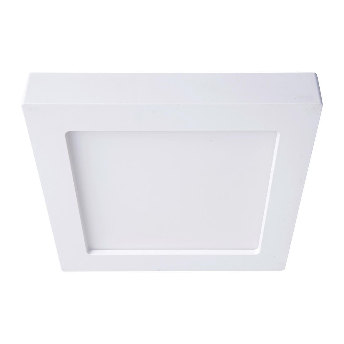 Näve Leuchten LED-Ein-/Aufbauleuchte weiß Kunststoff Metall B/H/T: ca. 22,7x3,5x22,7 cm KOMPLEX - weiß (22,70/3,50/22,70cm) - Näve Leuchten