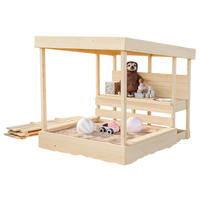 Karibu Sandkasten Marlon natur B/H/L: ca. 140x122x121 cm Marlon - natur (121,00/140,00/122,00cm) - Karibu