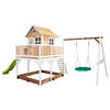 AXI Spielhaus Liam braun B/H/L: ca. 541x291x277 cm Liam - braun/weiß (277,00/541,00/291,00cm) - AXI