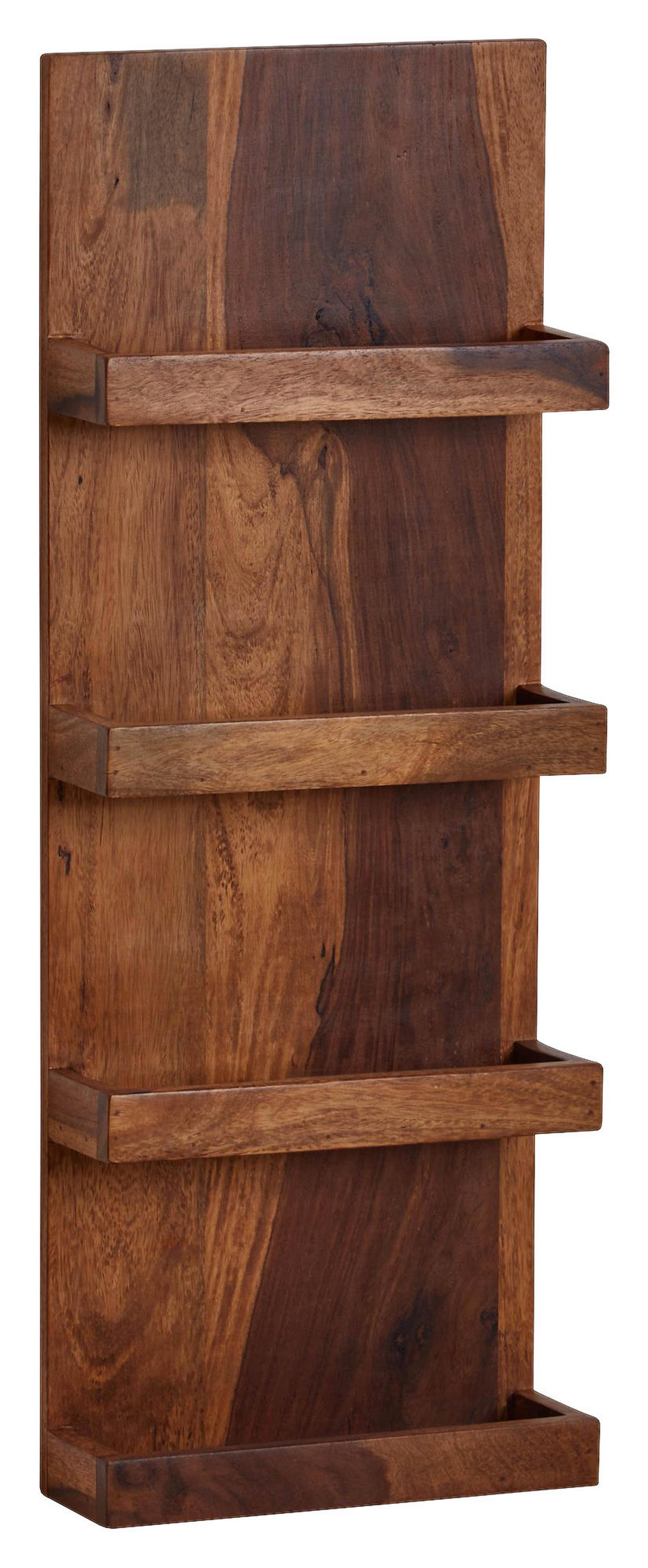 Wandregal rosenholz Holz B/H/T: ca. 30x80x10 cm Wandregal - rosenholz (30,00/80,00/10,00cm) - Wohnling