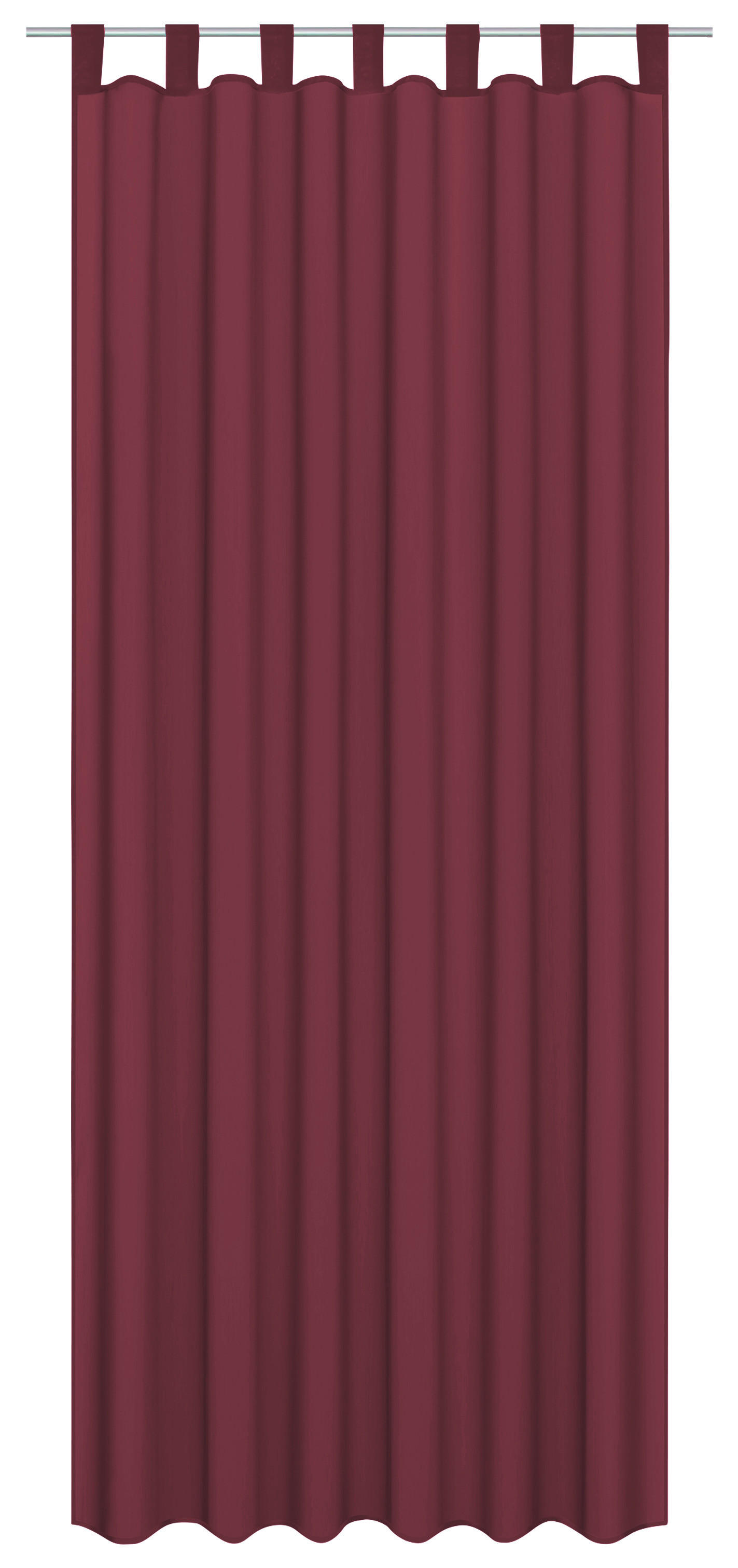 Schlaufenvorhang Look burgund B/L: ca. 140x235 cm Look - burgund (140,00/235,00cm) - Sensation