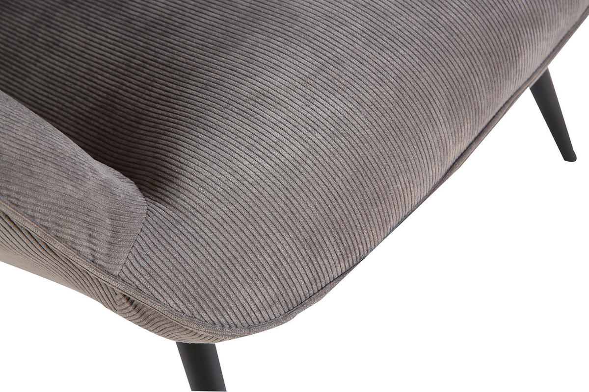 byLIVING Sessel 72x97x80 POCO cm bei schwarz kaufen B/H/T: UTA ca. online grau Metall ▷ Stoff