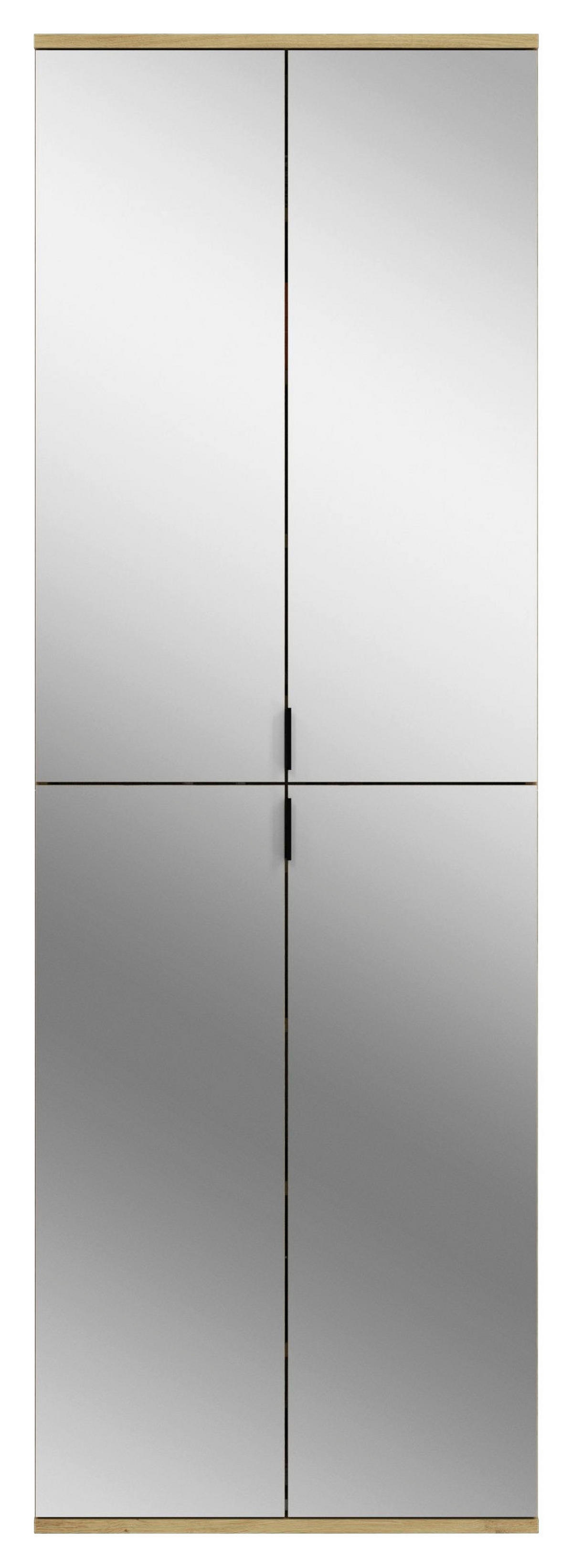 Garderobe PROJEKT Eiche Artisan Nachbildung Spiegel B/H/T: ca. 122x193x34 cm PROJEKT - Eiche (122,00/193,00/34,00cm) - xonox.home